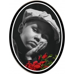 Médaillon funéraire enfant parisien