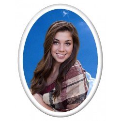 Jeune femme Medaillon Photo